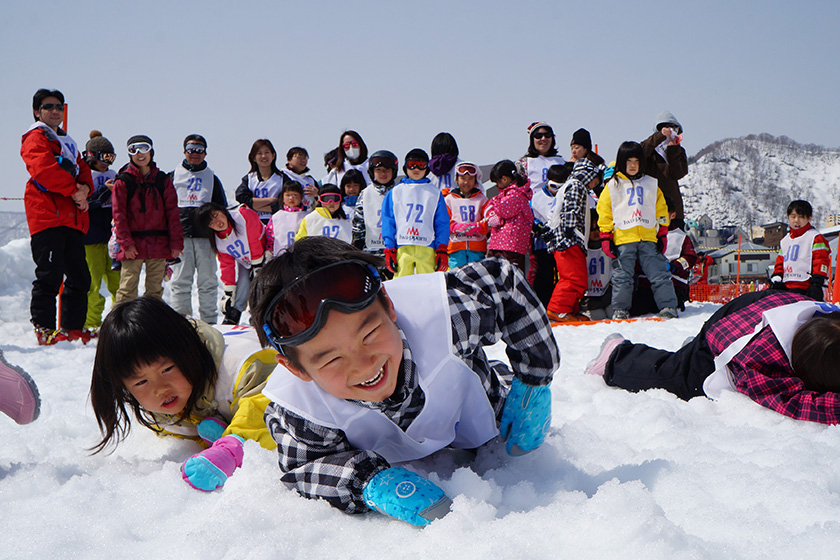 2/5、3/5は岩原 雪上運動会