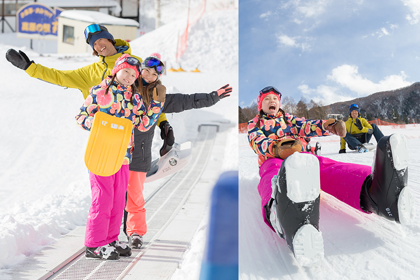 スノーエスカレーター完備!無料で遊べるキッズパーク