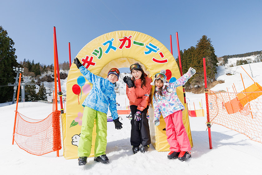 さまざまなソリが楽しめる「ピングーキッズガーデン」