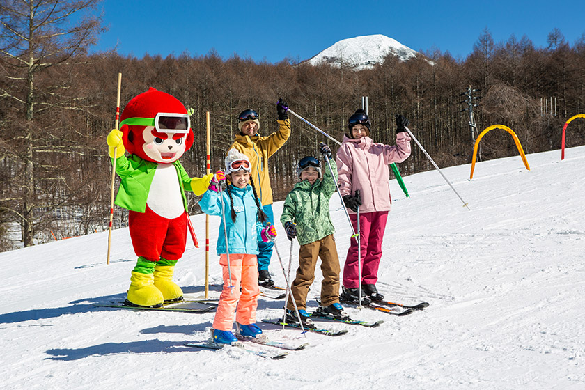 白樺リゾート池の平スノーパーク 子どもリフト無料＆ゴタくんの宝探し