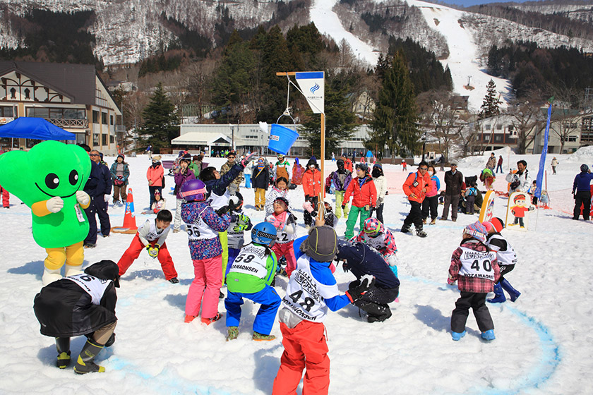 3/21(土)野沢温泉 ナスキーと雪上運動会